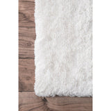 Handmade Solid Soft Plush Shag Area Rug