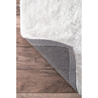 Handmade Solid Soft Plush Shag Area Rug