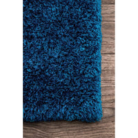 Handmade Solid Soft Plush Shag Area Rug