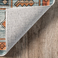 Heidy Vintage Traditional Machine Washable Area Rug