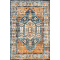 Heidy Vintage Traditional Machine Washable Area Rug