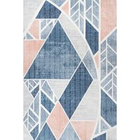 Juli Mosaic Geometric Machine Washable Area Rug