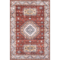 Persian Machine Washable Indoor/Outdoor Area Rug