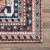 Nevaeh Machine Washable Bohemian Medallion Area Rug