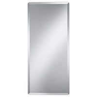 Frameless Rectangular 18" x 40" Beveled Wall Mirror