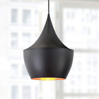 Piquito 9 1/2" Wide Black Finish Modern Mini Pendant Light