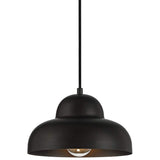 Possini Euro Capri 9 1/4" Wide Black Mini Pendant Light