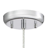Possini Euro Crystal Rain 6" Wide Chrome Mini LED Pendant