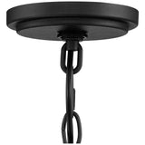 Possini Euro Jericho 24 1/4" High Black 4-Light Outdoor Hanging Light