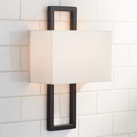 Possini Euro Modena 15 1/2" High French Rectangular Wall Sconce