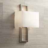 Possini Euro Modena 15 1/2" High French Rectangular Wall Sconce