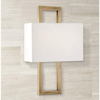 Possini Euro Modena 15 1/2" High French Rectangular Wall Sconce