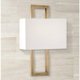 Possini Euro Modena 15 1/2" High French Rectangular Wall Sconce