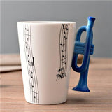 Novelty Guitar Ceramic Coffee/Tea Cup