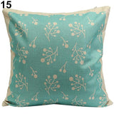 Vintage Geometric Floral Throw Pillow Covers
