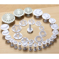 Fondant Plunger Cutter Cake Decorating Molds 33pcs