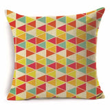 Colorful Geometric Pattern Throw Pillow/Cushion Covers