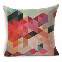 Colorful Geometric Pattern Throw Pillow/Cushion Covers