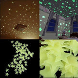 Glow Wall Decal Stickers - 100pcs