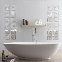 Acrylic Mirror Wall Stickers Decal 10 pcs
