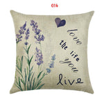 Lavender Floral Throw Pillow/Cushion Covers