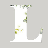 Letters Silver Mirror Wall Decal Stickers