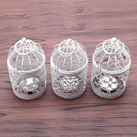 Hanging Bird Cage Candle Holder