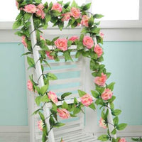 Silk Rose Flower String - 240cm