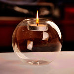 Portable Glass Candle Holder