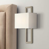 Possini Euro Modena 15 1/2" High French Rectangular Wall Sconce