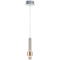 Reveal 3"W Satin Nickel Satin Brass LED Mini Pendant Light