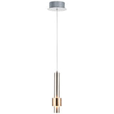 Reveal 3"W Satin Nickel Satin Brass LED Mini Pendant Light