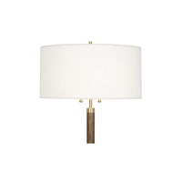 Robert Abbey Dexter Modern Brass with Walnut Floor Lamp