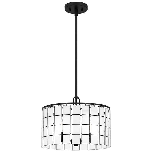Seigler 3-Light Matte Black Pendant