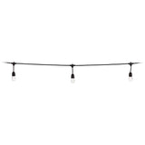 Solar Powered LED Outdoor 18-Foot String Lights with Panel