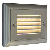 Step 4 3/4"W Horizontal Louver 3000K LED Outdoor Step Light