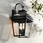 Stratton Street 22" High Black Outdoor Wall Light