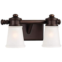 Transitional 13 1/2" Wide 2-Light Bath Light