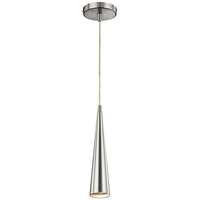 Sliver 12" High Satin Mini Pendant Light