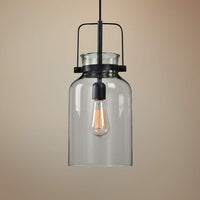 Uttermost Lansing 1 Light Milk Bottle Mini Pendant