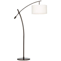 Possini Euro Raymond Bronze Boom Arc Floor Lamp