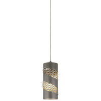 Varaluz Flow 4" Wide Steel Cylinder Mini Pendant