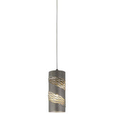 Varaluz Flow 4" Wide Steel Cylinder Mini Pendant