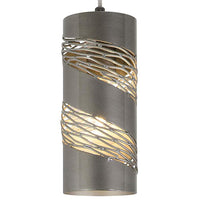 Varaluz Flow 4" Wide Steel Cylinder Mini Pendant