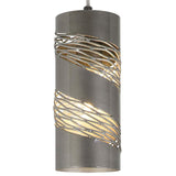 Varaluz Flow 4" Wide Steel Cylinder Mini Pendant