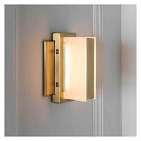 Viola 4 3/4" High Electroplated Aged LED Wall Sconce