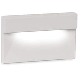 WAC 5" Wide White Geometric Downward LED Step Light